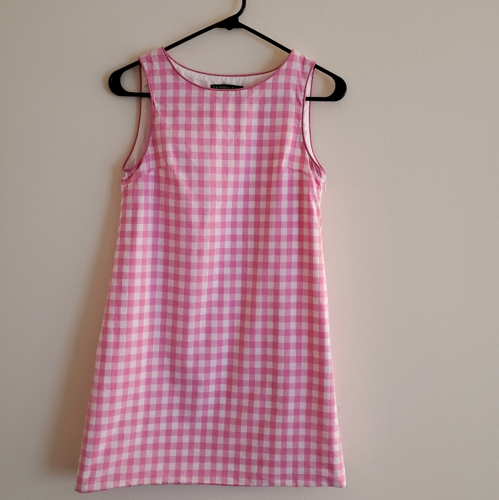 Kiel James Patrick Gingham Shift Dress - Size XS